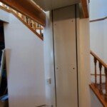 Okan Elevator telecab home lift view of entry door1