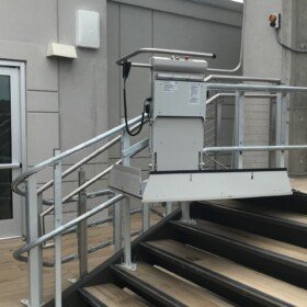 Savaria Omega inclined lift installed by Premier Lifts